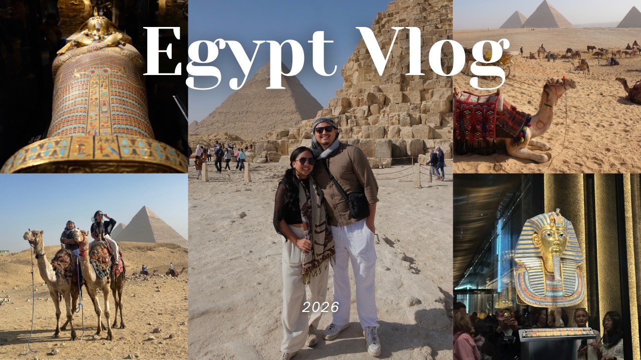 4 Days in Egypt 🇪🇬 | Pyramids, Grand Egyptian Museum & Cairo Food