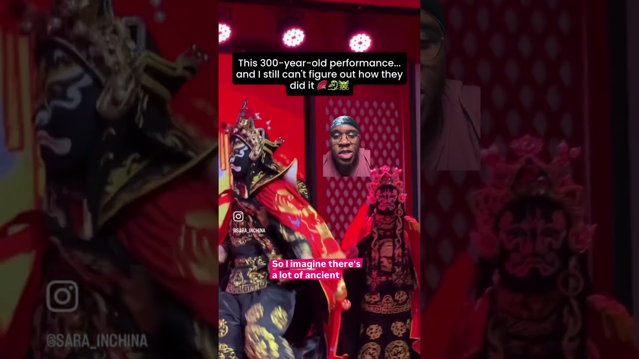 What’s this Chinese mask changing dance?!