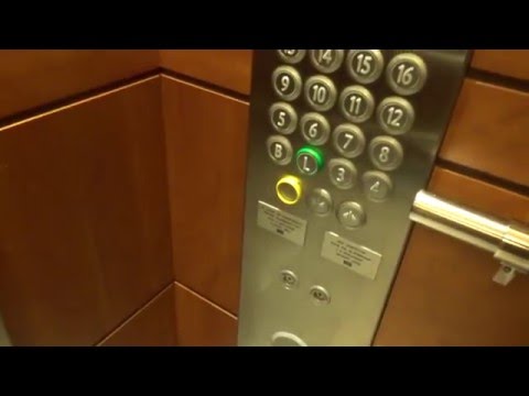 5x Very Nice Old 1973 High-S OTIS (mb KONE) T. Elevs@Radisson BLU Scandinavia Hotel, Cph