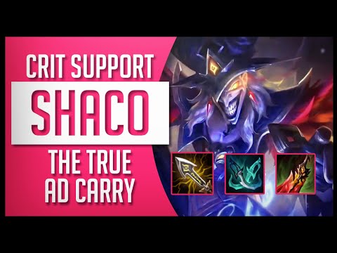 SHACO SUPPORT 10.14 - CRIT AD CARRY!! - League of Legends S10
