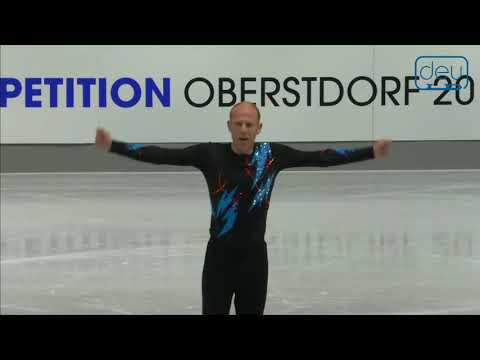 Stephen HOLLINS. Oberstdorf 2018. Silver Men III - Free Skating. 2 place