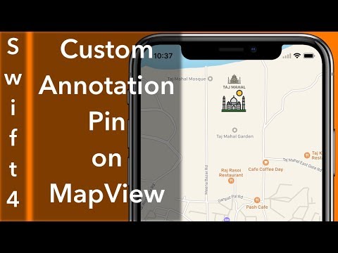 Custom Annotation Pin MapView (Swift 4 + Xcode 9.0)