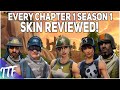 Every Fortnite Chapter 1 Season 1 Skin REVIEWED! (Fortnite Battle Royale)