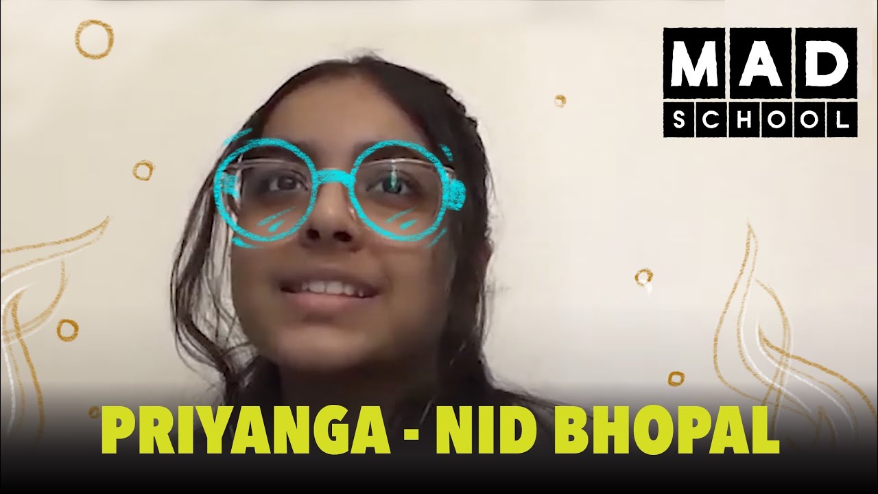 Priyanga - NID Bhopal, sharing her experience of Madschool's NID Coaching classes