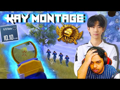 WORLD's RANK 1 CONQUEROR Competitive Korean Player KAY BEST Moments in PUBG Mobile