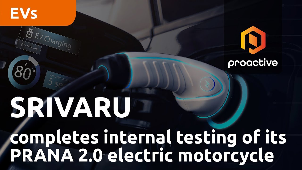 SRIVARU Holdings completes internal testing of its PRANA 2.0 electric motorcycle