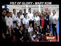 Mary Kom and Sports Minister Rajyavardhan Rathore engaged in friendly boxing bout
