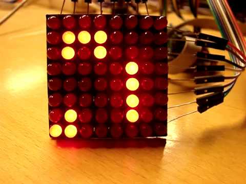 Drawing on a ledmatrix (with pygame code)