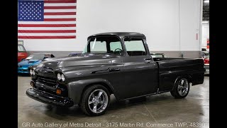 Video Thumbnail for 1958 Chevrolet Apache