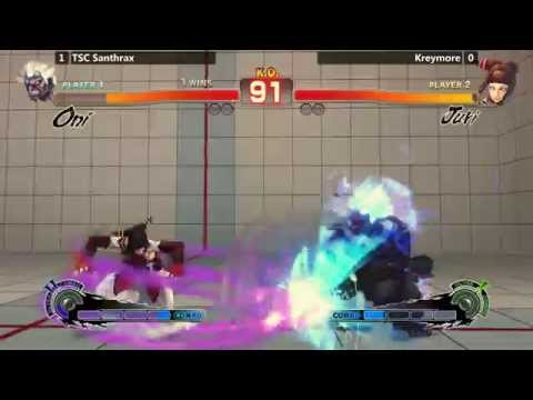 USF4 @ Last Man Standing 3 - TSC Santhrax (Oni) vs Kreymore (Juri) [720p/60fps]