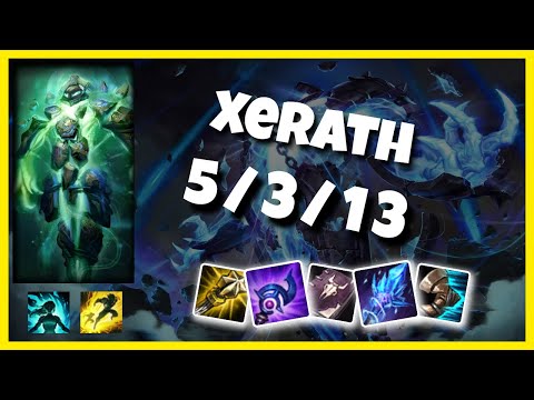 EU Challenger Xerath SUPPORT (5/3/13) Gameplay Replay - Patch 10.18