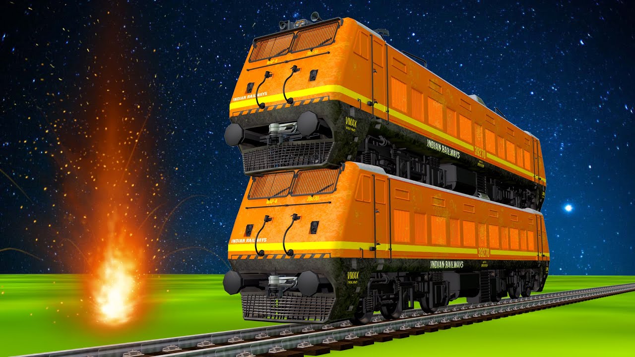 【踏切アニメ】夜の電車 Railroad Crossing Train Animation