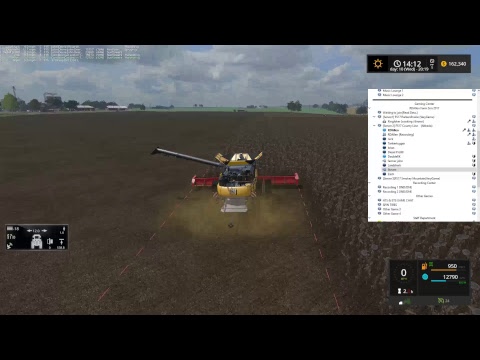 RDAllen Live Stream Multiplayer Farming Simulator 17 County Lines Harvesting Beans 06 20 2017