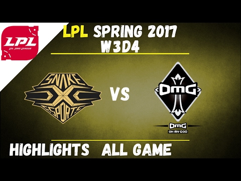 SS vs OMG Highlights ALL GAME | LPL Spring W3D4 2017 | Snake Esports vs Oh My God