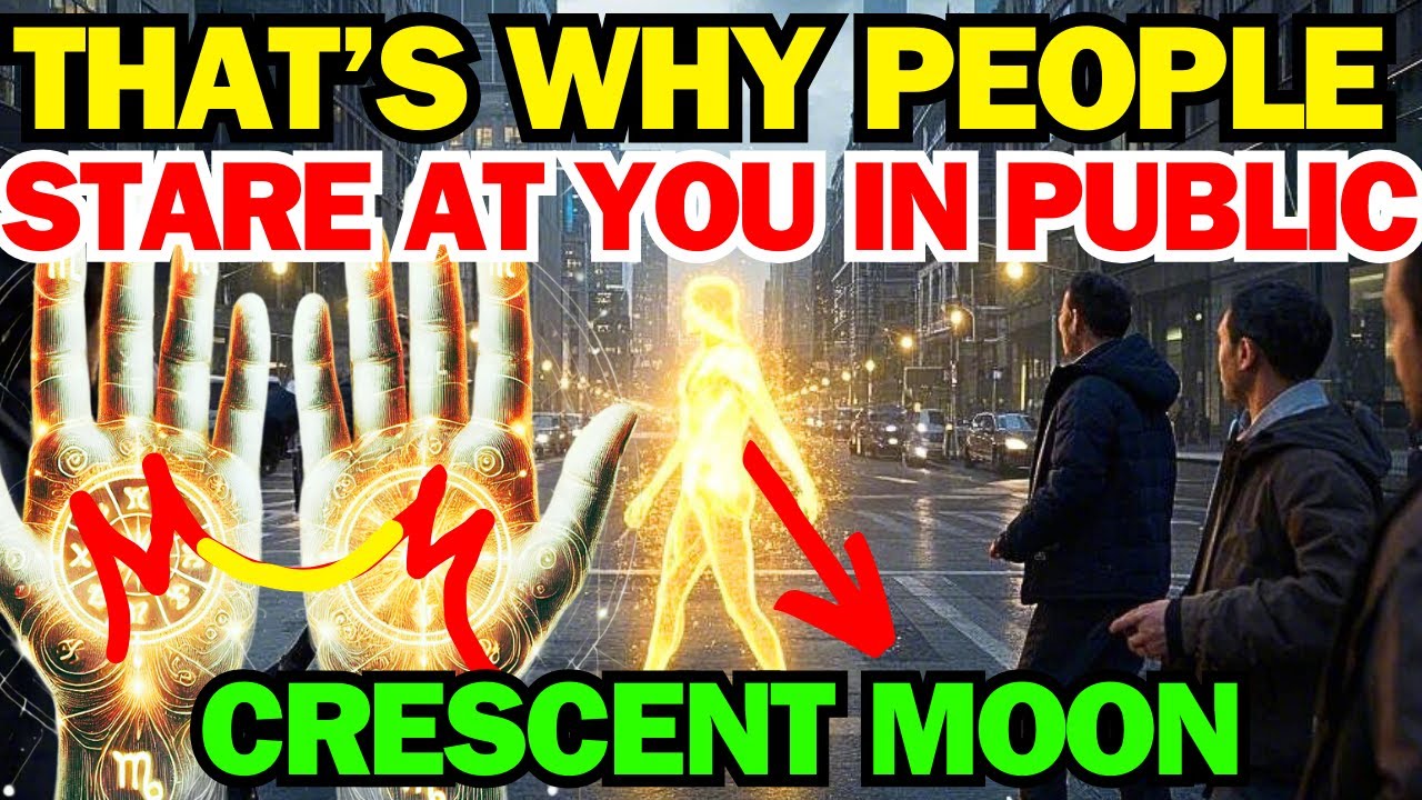 If You Have a Crescent Moon on palms, Discover Why People Stare at You!