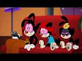 The Warners Can T Decide What To Watch Animaniacs Reboot Season 2