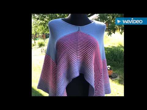 Illusion Knitting Poncho