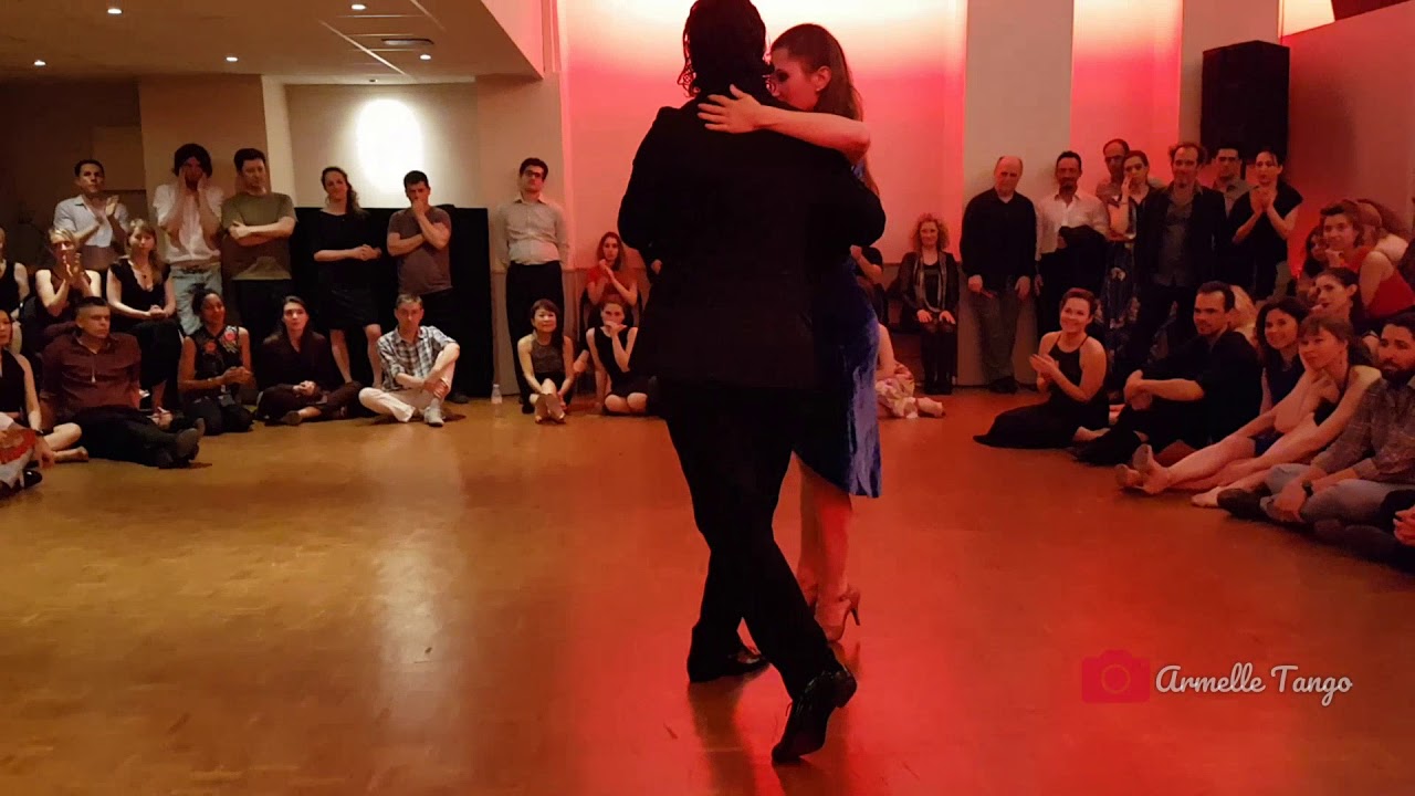 Damian Rosenthal & Vanessa Fatauros ❤ El Pensamiento (Osvaldo Pugliese)@ Paris - Milonga El Garrón