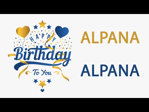 Happy Birthday to Alpana - Hindi Birthday Wish From Birthday Bash