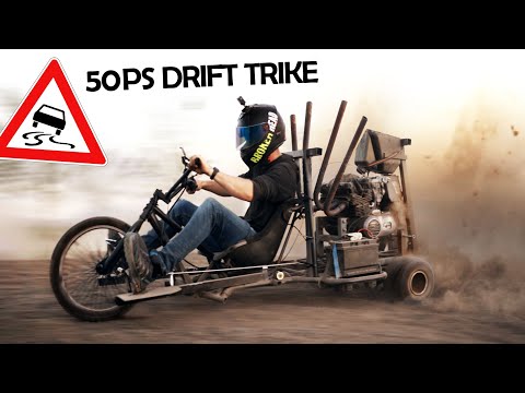 Unser selbstgebautes DRIFT TRIKE hat zu viel PS!