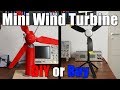 Mini Wind Turbine DIY Or Buy