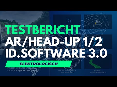 AR-  und Head-up Display der Volkswagen ID. Software 3.0 OTA in unserem Volkswagen ID4 GTX in 4K