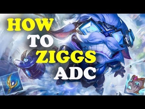 Ziggs adc pro builds, Low elo league of legends gameplay