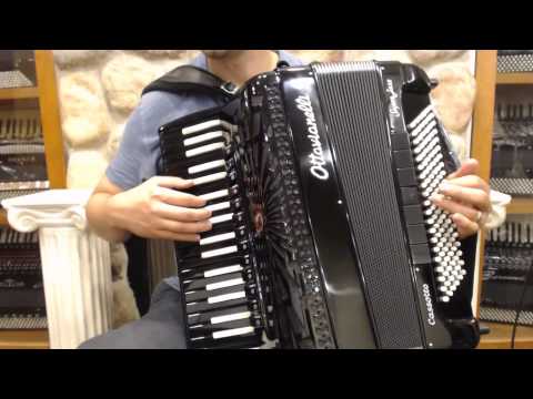 OTTASUPJAZZ - Ottavianelli Black Inverted Keyboard Super Jazz Double Tone Chamber LMMH 120 $6995