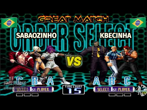 Sabaozinho VS KBECINHA FT30 Batalla Épica Classic Match KOF 2002