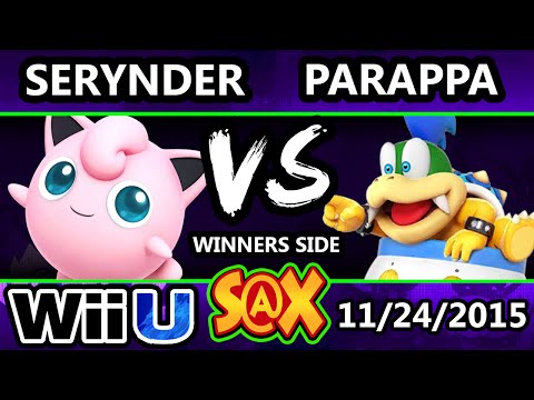 S@X 125 - Serynder (Jigglypuff) Vs. Parappa (Bowser Jr.) SSB4 Tournament - Smash Wii U - Smash 4