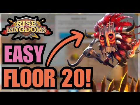 UPDATED Golden Kingdom GUIDE! Reach Floor 20 easily! Rise of kingdoms