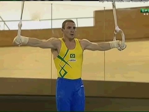 Arthur Zanetti ganha medalha de ouro na Copa do Mundo de Ginástica de 2013, em Anadia (Portugal)