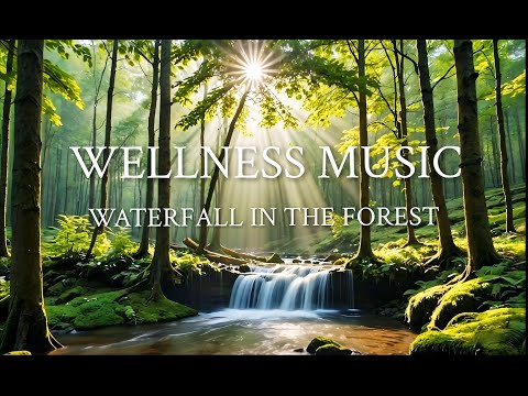 WATERFALL in the FOREST – Wellness Music 3H (4K)