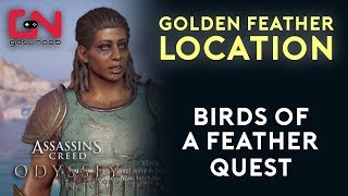 Assassin&#39;s Creed Odyssey - Birds of a Feather Quest - Golden Feather Location