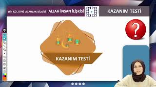 10.Sınıf Din Kültürü ve Ahlak Bilgisi Allah İnsan İlişkisi Kazanım Testi