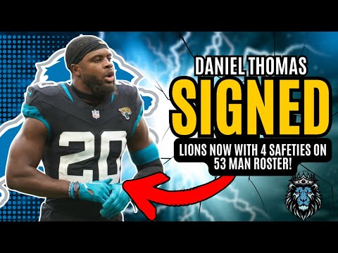 Detroit Lions Sign Special Team Ace S Daniel Thomas, Roster Back at 50!