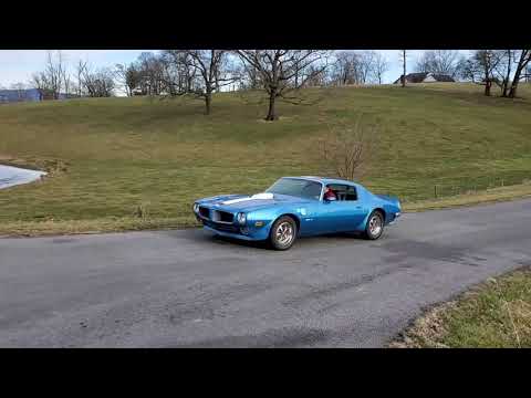 1971 Pontiac Trans Am 455 H.O. test drive (without music)