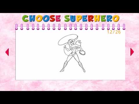 Coloring Books Super Hero Video