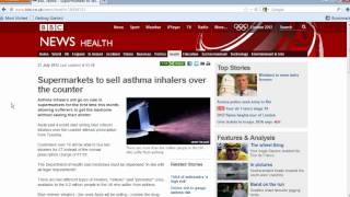 Supermarkets will now sell Ventolin WITHOUT prescription.