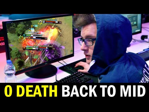MIRACLE back to MID with Unkillable Queen of Pain Dota 2