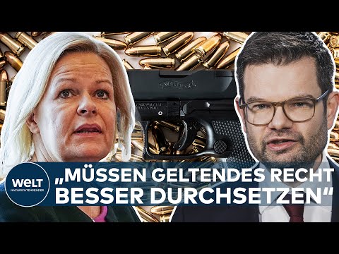 BEWAFFNETE REICHSBÜRGER: Faeser fordert härtere Waffengesetze – Justizminister widerspricht