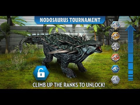 Jurassic World The Game - Nodosaurus Tournament !