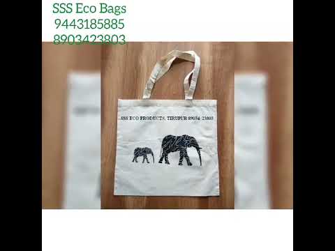 Printed cotton bags