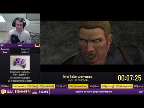 Tomb Raider Anniversary [Any%] by Heinki - #ESASummer21
