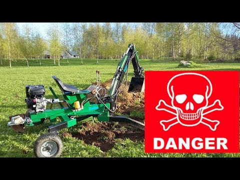 VAARALLINEN VIKA - Kellfrin ATV minikaivuri