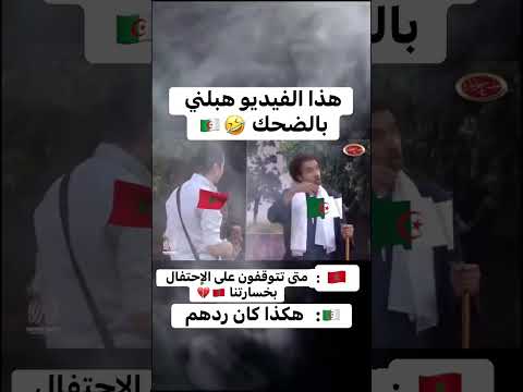 السيد هذا يمثلني و أكثر 😂بالدموع😭  #المغرب_الجزائر #منار_السليمي #عبد_المجيد_تبون