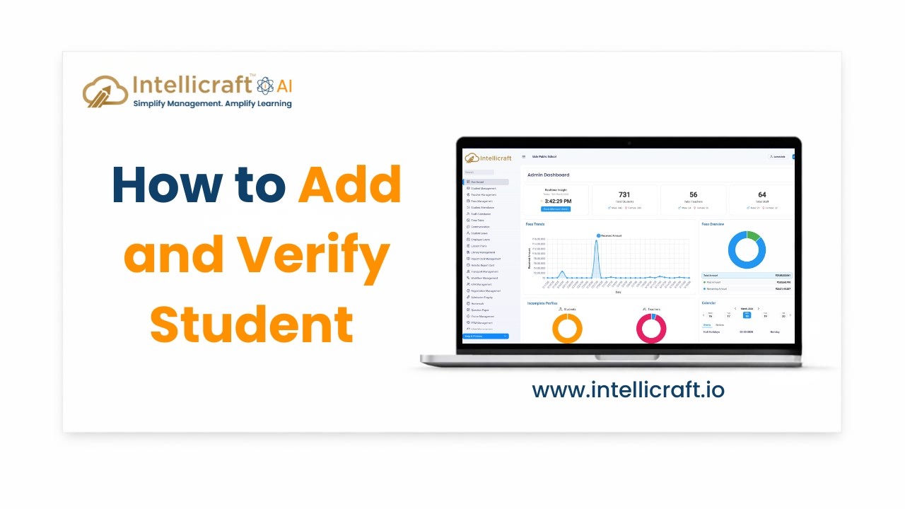 Add & Verify Student in Intellicraft | Step-by-Step Guide