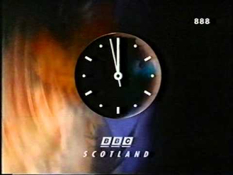 BBC 1 Scotland Junction before BBC News with Huw Edwards - Wednesday 21st December 1994
