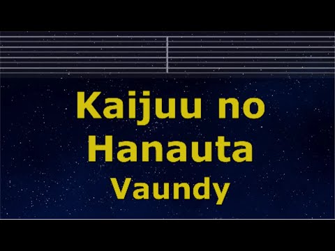 Karaoke♬ Kaijuu no Hanauta - Vaundy 【No Guide Melody】 Instrumental, Lyric
