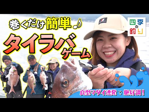 巻くだけ簡単！タイラバゲーム　良型マダイ連発で絶好調！（四季の釣り/2023年12月8日放送）